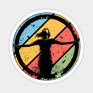 Circle of Happiness – Abstract Pop Art Retro Design Magnet